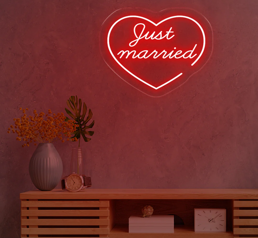 Wedding party sign