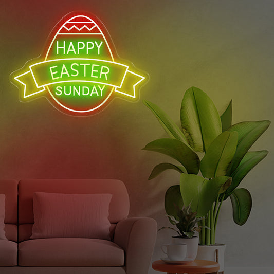 Happy Easter Sunday - Oasis Neon Signs