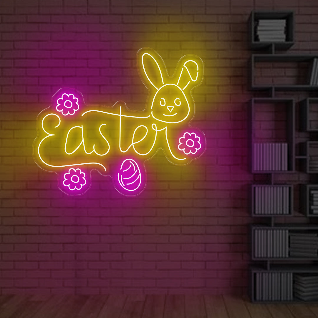 Running Easter Bunny