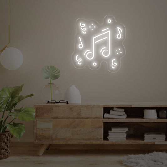 Musical Notes Neon Lights - Oasis Neon Lights