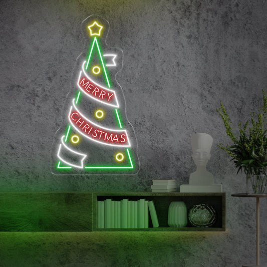 Christmas Tree - LED NEON SIGN - Oasis Neon Signs