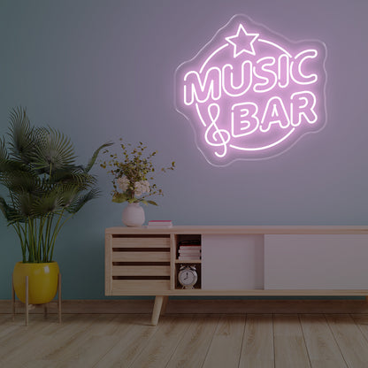 Music Bar Neon Lights - Oasis Neon Lights
