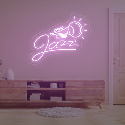 Jazz Musical Purple Neon Lights - Oasis Neon Lights