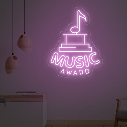 Music Award Neon Lights - Oasis Neon Lights