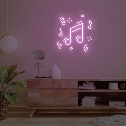 Musical Notes Neon Lights - Oasis Neon Lights