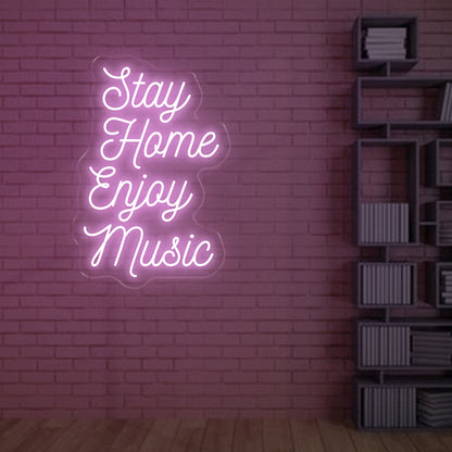 Enjoy Music Neon Lights - Oasis Neon Lights