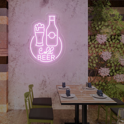 Cold Beer Neon Lights - Oasis Neon Lights