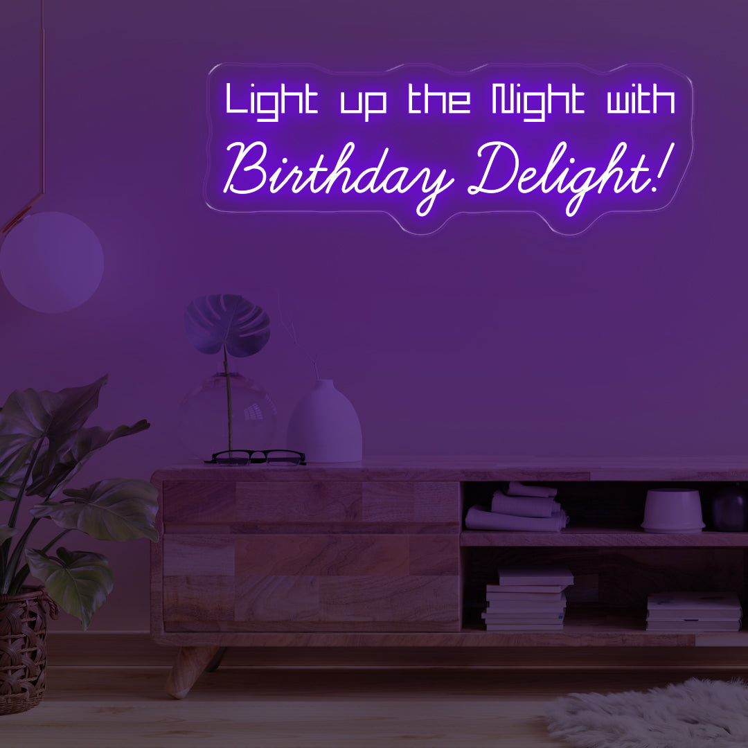 Light Up the Night with Birthday Delight