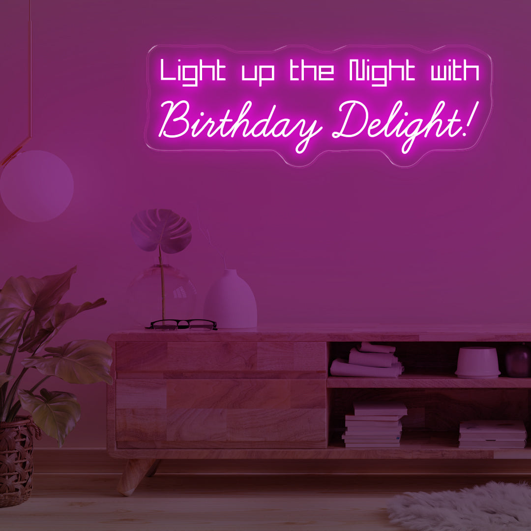 Light Up the Night with Birthday Delight