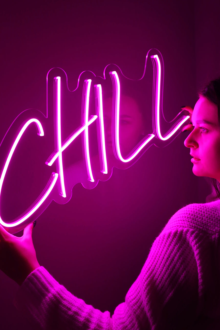 Custom text neon sign for a personalised room or celebration