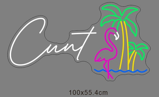 Flamingo Palm Trees 1000mm