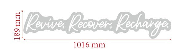 Revive, Recover, Recharge 1