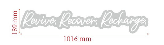 Revive, Recover, Recharge 1