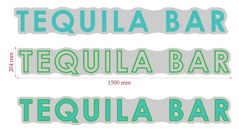 Tequila Bar Double Lined UV