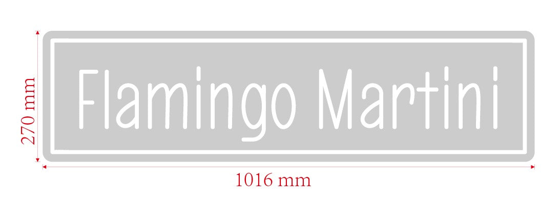 Flamingo Martini Without UV