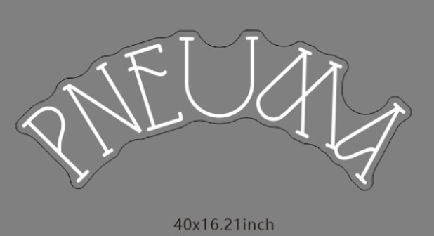 PNEUMA - WORD 40inches