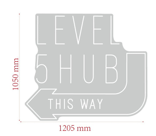 Level 5 HUB THIS WAY