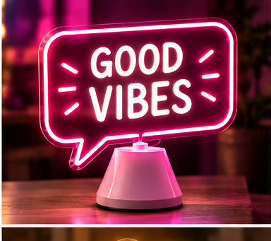 Portable Hand-Held Neon Signs