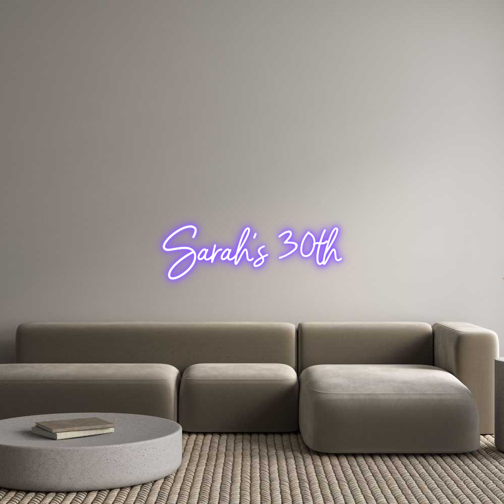 Custom Neon: Sarah’s 30th